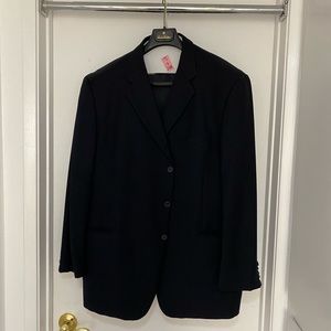 Joseph Abboud 3 Button Navy Sports Coat 48R